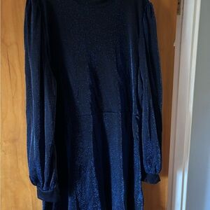 Cato Sparkling Midnight Blue Dress